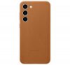 Samsung Galaxy S23+ Leather Cover, gyári bőr tok, barna, EF-VS916LA