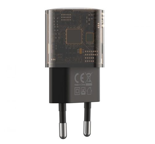 XO CE05 hálózati gyorstöltő adapter USB, Type-C, 30W/18W, barna