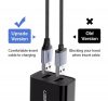 Ugreen USB / microUSB töltő- és adatkábel, 0,25m, fekete