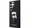 Karl Lagerfeld Saffiano Monogram Ikonik Samsung Galaxy S23 Ultra, szilikon tok, fekete