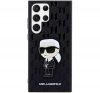 Karl Lagerfeld Saffiano Monogram Ikonik Samsung Galaxy S23 Ultra, szilikon tok, fekete