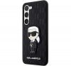 Karl Lagerfeld Saffiano Monogram Ikonik Samsung Galaxy S23+, szilikon tok, fekete