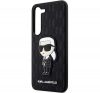 Karl Lagerfeld Saffiano Monogram Ikonik Samsung Galaxy S23+, szilikon tok, fekete