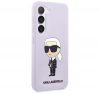 Karl Lagerfeld Silicone Ikonik Samsung Galaxy S23+, szilikon tok, lila