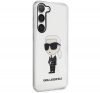 Karl Lagerfeld Ikonik Samsung Galaxy S23 szilikon tok, átlátszó