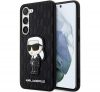 Karl Lagerfeld Saffiano Monogram Ikonik Samsung Galaxy S23 szilikon tok, fekete