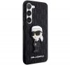 Karl Lagerfeld Saffiano Monogram Ikonik Samsung Galaxy S23 szilikon tok, fekete