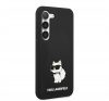 Karl Lagerfeld Silicone Choupette Samsung Galaxy S23 szilikon tok, fekete