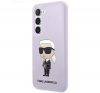 Karl Lagerfeld Silicone Ikonik Samsung Galaxy S23 szilikon tok, lila