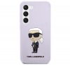 Karl Lagerfeld Silicone Ikonik Samsung Galaxy S23 szilikon tok, lila