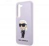 Karl Lagerfeld Silicone Ikonik Samsung Galaxy S23 szilikon tok, lila