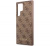 Guess 4G Metal Gold Samsung Galaxy S23 Ultra szilikon tok, barna