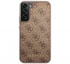 Guess 4G Metal Gold Samsung Galaxy S23 szilikon tok, barna