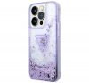 Guess Liquid Glitter Palm Apple iPhone 14 Pro hátlap tok, lila