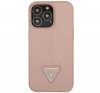 Guess SaffianoTriangle Apple iPhone 14 Pro hátlap tok, pink