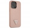 Guess SaffianoTriangle Apple iPhone 14 Pro hátlap tok, pink