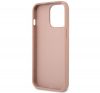 Guess SaffianoTriangle Apple iPhone 14 Pro hátlap tok, pink