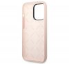 Guess Silicone Triangle Apple iPhone 14 Pro hátlap tok, pink