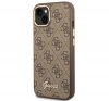 Guess 4G Vintage Gold Apple iPhone 14 Plus hátlap tok, barna