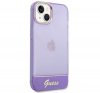 Guess Translucent Apple iPhone 14 Plus hátlap tok, lila