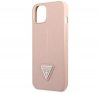 Guess SaffianoTriangle Apple iPhone 14 Plus hátlap tok, pink