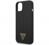 Guess Silicone Triangle Apple iPhone 14 Plus hátlap tok, fekete