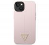 Guess Silicone Triangle Apple iPhone 14 Plus hátlap tok, lila