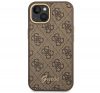 Guess 4G Vintage Gold Apple iPhone 14 hátlap tok, barna