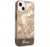 Guess Porcelain Collection Apple iPhone 14 hátlap tok, arany