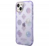 Guess Peony Glitter Apple iPhone 14 hátlap tok, lila