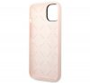 Guess Silicone Triangle Apple iPhone 14 hátlap tok, pink