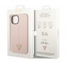 Guess Silicone Triangle Apple iPhone 14 hátlap tok, pink