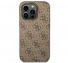 Guess 4G Metal Gold Apple iPhone 14 Pro Max hátlap tok, barna