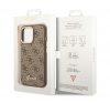 Guess 4G Vintage Gold Apple iPhone 14 Pro Max hátlap tok, barna