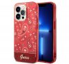 Guess Bandana Paisley Apple iPhone 14 Pro Max hátlap tok, piros