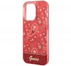 Guess Bandana Paisley Apple iPhone 14 Pro Max hátlap tok, piros