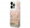 Guess Paisley Liquid Glitter Apple iPhone 14 Pro Max hátlap tok, arany