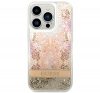 Guess Paisley Liquid Glitter Apple iPhone 14 Pro Max hátlap tok, arany