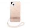 Guess 4G Print Strap Apple iPhone 14 Plus hátlap tok, pink