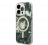 Guess Jungle MagSafe Apple iPhone 14 Pro Max hátlap tok, zöld + MagSafe töltő