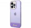 Guess Translucent Apple iPhone 14 Pro hátlap tok , lila