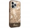 Guess Porcelain Collection Apple iPhone 14 Pro hátlap tok, arany