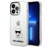 Karl Lagerfeld Choupette Body Apple iPhone 14 Pro hátlap tok, átlátszó