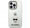 Karl Lagerfeld Choupette Body Apple iPhone 14 Pro hátlap tok, átlátszó