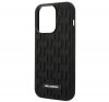 Karl Lagerfeld 3D Monogram Apple iPhone 14 Pro hátlap tok, fekete