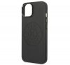 Karl Lagerfeld Leather Perforated Apple iPhone 14 Plus hátlap tok, fekete