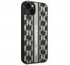 Karl Lagerfeld Monogram Stripe Apple iPhone 14 Plus hátlap tok, szürke