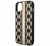 Karl Lagerfeld Monogram Stripe Apple iPhone 14 Plus hátlap tok, barna