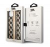 Karl Lagerfeld Monogram Stripe Apple iPhone 14 Plus hátlap tok, barna