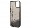 Karl Lagerfeld Liquid Glitter Elong Apple iPhone 14 hátlap tok, fekete